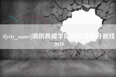 永新消防救援学院招生录取分数线2019