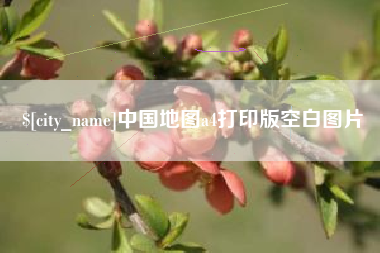 永新中国地图a4打印版空白图片