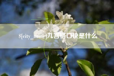 永新九宫格口诀是什么