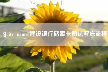 永新建设银行储蓄卡司法解冻流程