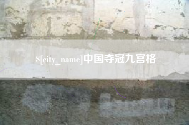 永新中国夺冠九宫格