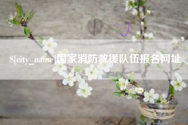 永新国家消防救援队伍报名网址