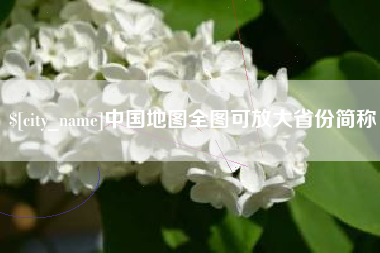 永新中国地图全图可放大省份简称