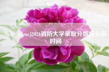 永新2024消防大学录取分数线公布时间