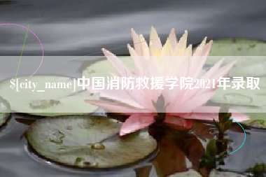 永新中国消防救援学院2021年录取