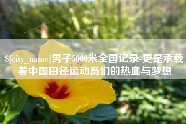 永新男子5000米全国记录-更是承载着中国田径运动员们的热血与梦想