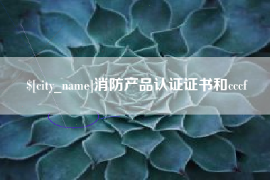 永新消防产品认证证书和cccf
