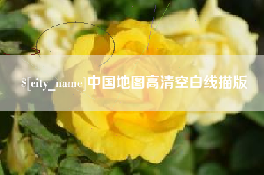 永新中国地图高清空白线描版