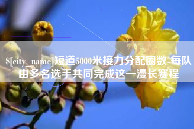 永新短道5000米接力分配圈数-每队由多名选手共同完成这一漫长赛程