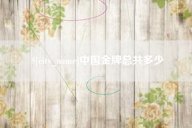 永新中国金牌总共多少