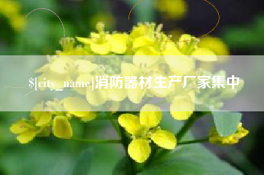 永新消防器材生产厂家集中