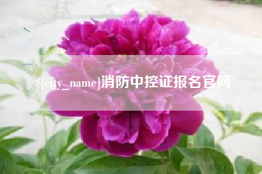 永新消防中控证报名官网