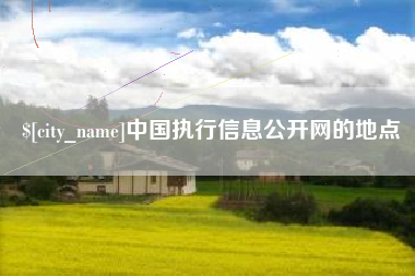 永新中国执行信息公开网的地点