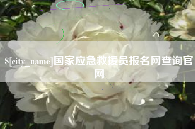 永新国家应急救援员报名网查询官网