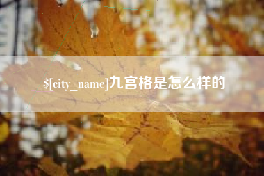 永新九宫格是怎么样的