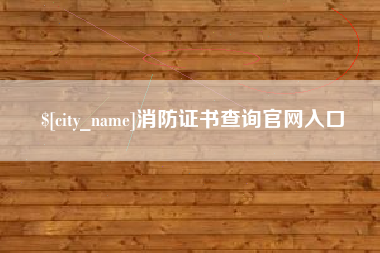 永新消防证书查询官网入口