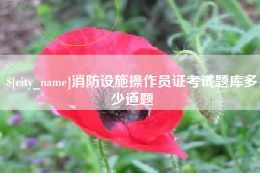 永新消防设施操作员证考试题库多少道题