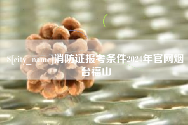 永新消防证报考条件2024年官网烟台福山